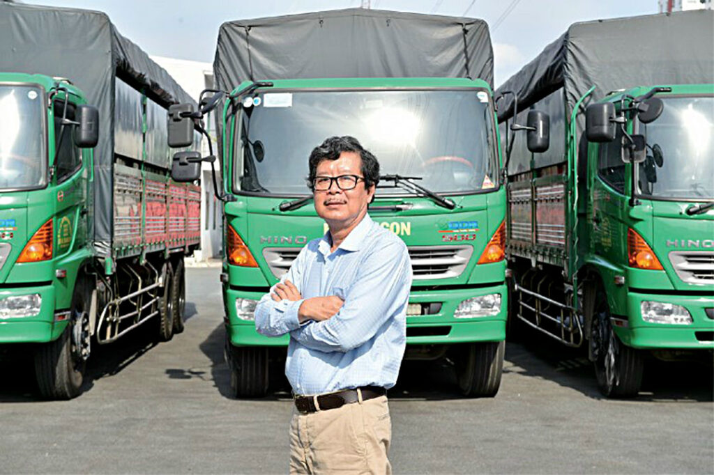 Xe tải Hino - ông Nguyễn Hoài Bắc - Tổng giám đốc Sabe Trans