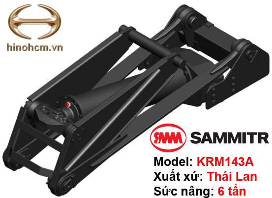 Ty ben Sammitr Thái Lan, model KMR134A, dùng cho xe ben Hino 5 tấn